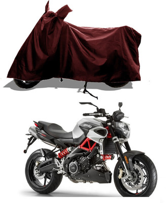 GROFATIK Two Wheeler Cover for Aprilia(Dorsoduro 900, Maroon)