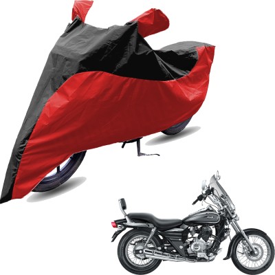 RiderShine Two Wheeler Cover for Bajaj(Avenger 220 DTS-i, Red, Black)