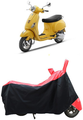Coxtor Waterproof Two Wheeler Cover for Vespa(ZX 125, Red)