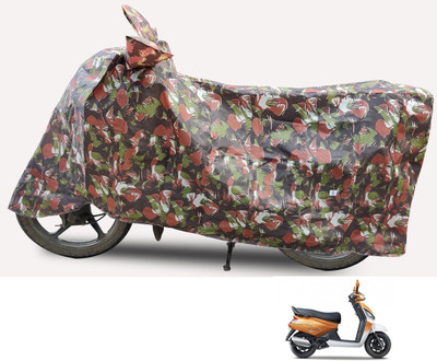 Euro Care Two Wheeler Cover for Mahindra(Gusto, Brown)