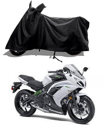 GROFATIK Two Wheeler Cover for Kawasaki(Ninja 650 BS6, Black)