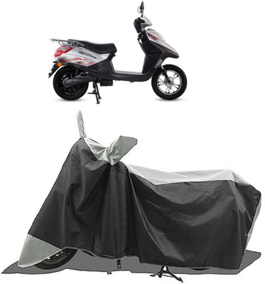 GROFATIK Two Wheeler Cover for Hero(Electric Flash, Grey)