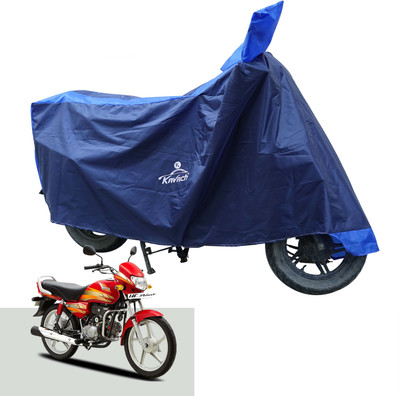Kavach Waterproof Two Wheeler Cover for Hero(HF Deluxe, Blue, Blue)