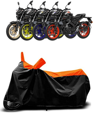 VESMEI Two Wheeler Cover for Yamaha(MT-09, Orange)