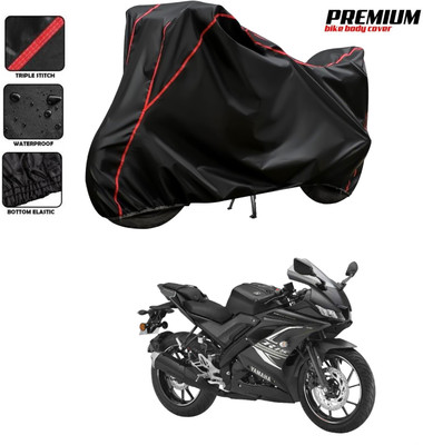 PAGORA Waterproof Two Wheeler Cover for Yamaha(YZF R15 BS6, Black)