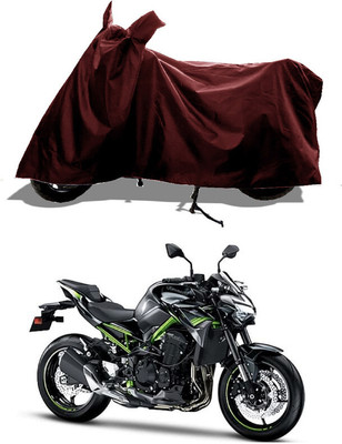 GROFATIK Two Wheeler Cover for Kawasaki(Z900RS BS6, Maroon)