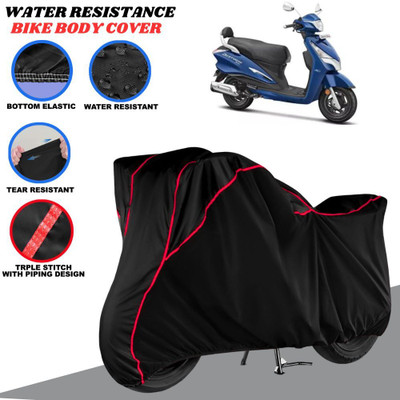 SRP PRODUCT Waterproof Two Wheeler Cover for Hero(MotoCorp Destini 125, Black, Red)