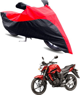 Motodreka Two Wheeler Cover for Yamaha(FZ S FI New, Red, Black)