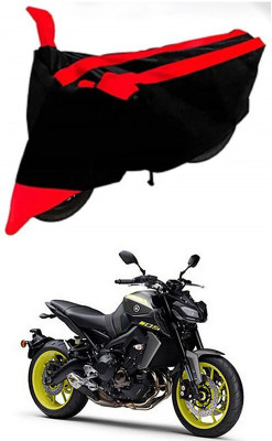 DeepShakshi AUTOMOTIVE Waterproof Two Wheeler Cover for Yamaha(MT 9, Red, Black)