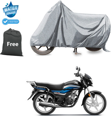 PAGORA Waterproof Two Wheeler Cover for Honda(CD 110 Dream, Silver)