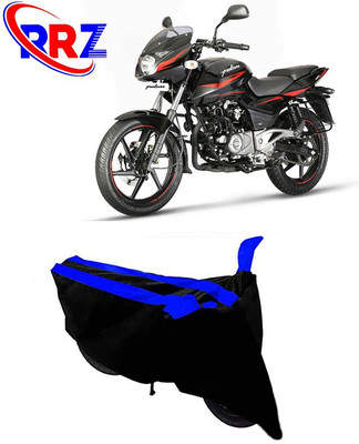 RRZ Waterproof Two Wheeler Cover for Bajaj(Pulsar 180 DTS-i, Black, Blue)