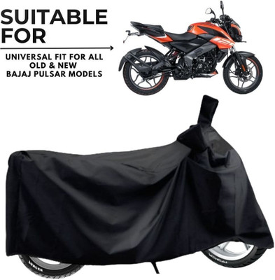 ZAQE Two Wheeler Cover for Bajaj(Pulsar NS125 BS6, Black)