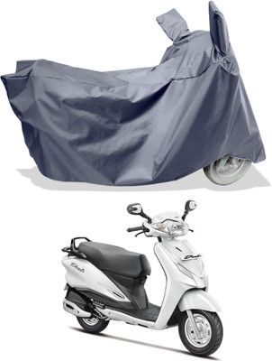 Amexride Two Wheeler Cover for Hero(Duet VX 110CC BS6, Grey)