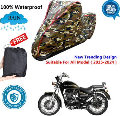 AUTOCAD Waterproof Two Wheeler Cover for Royal Enfield(Thunderbird, Multicolor)