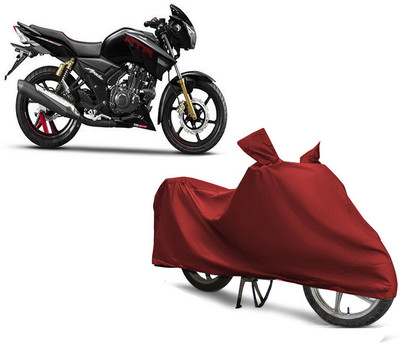 EGAL Waterproof Two Wheeler Cover for TVS(Apache RTR 180, Maroon)