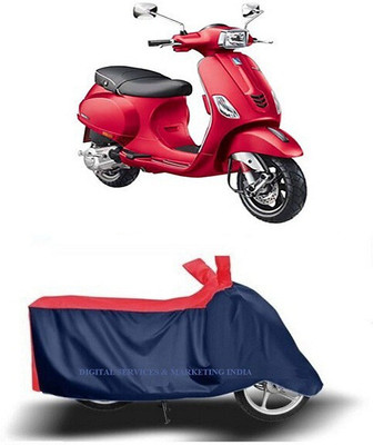 DeepShakshi AUTOMOTIVE Waterproof Two Wheeler Cover for Vespa(SXL 150 BS6, Blue)