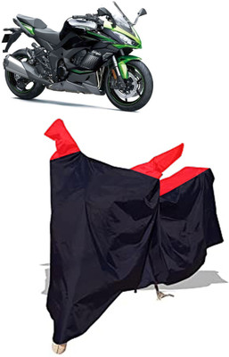 Amexride Two Wheeler Cover for Kawasaki(Ninja 1000, Black)