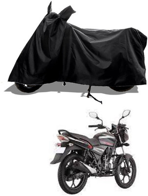 GROFATIK Two Wheeler Cover for Bajaj(Discover 110, Black)