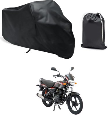 PAGORA Waterproof Two Wheeler Cover for Bajaj(Platina 125, Black)