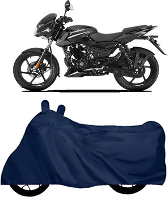 ROYAL AUTO MART Waterproof Two Wheeler Cover for Bajaj(Pulsar 125, Blue)