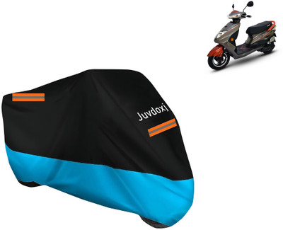Juvdoxj Waterproof Two Wheeler Cover for Okinawa(Ridge, Blue)