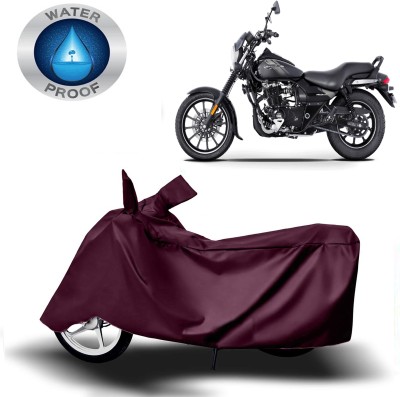 ROYAL AUTO MART Two Wheeler Cover for Bajaj(Avenger Street 160, Maroon)