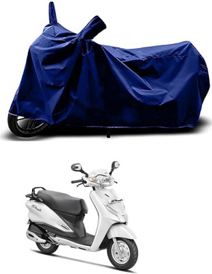 VESMEI Two Wheeler Cover for Hero(Duet LX 110CC BS6, Blue)