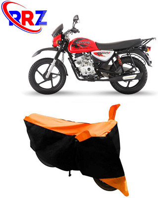 RRZ Waterproof Two Wheeler Cover for Bajaj(Boxer, Black, Orange)