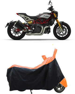Coxtor Waterproof Two Wheeler Cover for Indian(FTR 1200, Orange)