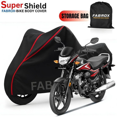 FABROX Waterproof Two Wheeler Cover for Honda(CB350RS, Black, Red)