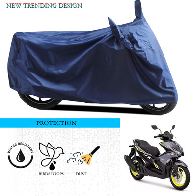 ANTHUB Waterproof Two Wheeler Cover for Yamaha(Aerox 155 Maxi, Blue)