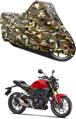 GOSHIV-car and bike accessories Waterproof Two Wheeler Cover for Honda(CB300R, Yellow)