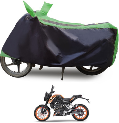 Euro Care Waterproof Two Wheeler Cover for KTM(125 Duke, Green)