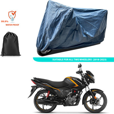 CODOKI Waterproof Two Wheeler Cover for Hero(Glamour FI, Blue)
