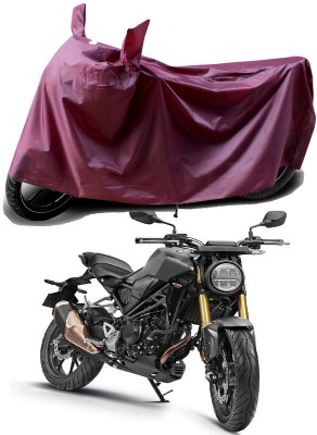 THE REAL ARV Waterproof Two Wheeler Cover for Honda(CB300R, Maroon)