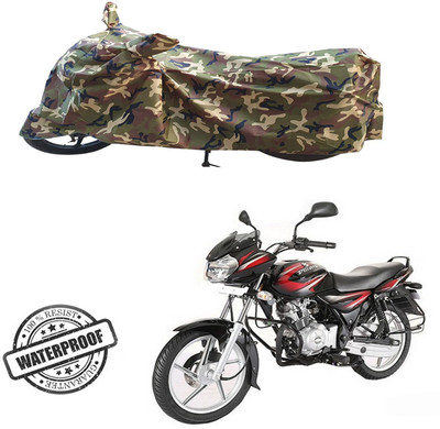 Autoinnovation Waterproof Two Wheeler Cover for Bajaj(Discover 125 DTS-i, Multicolor)