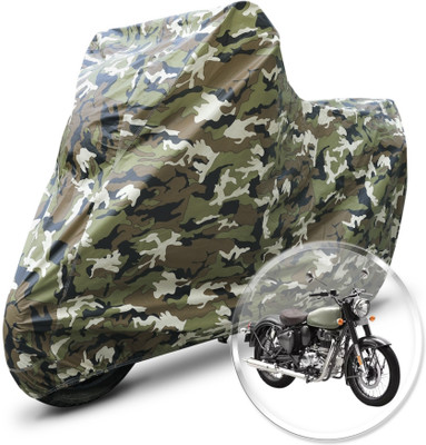Neodrift Two Wheeler Cover for Royal Enfield(Classic 350, Green)