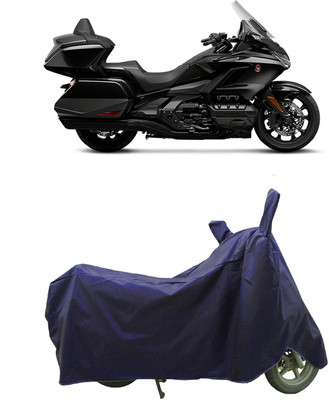 Coxtor Waterproof Two Wheeler Cover for Honda(Gold Wing, Blue)