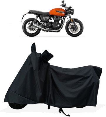 Tricway Two Wheeler Cover for Triumph(Speed Twin, Black)
