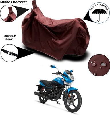 AASHTIK MART Two Wheeler Cover for Hero(Splendor I Smart, Maroon)