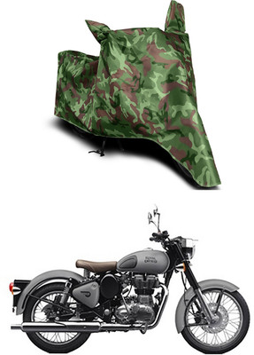 Furious3D Two Wheeler Cover for Royal Enfield(Classic Gunmetal, Multicolor)