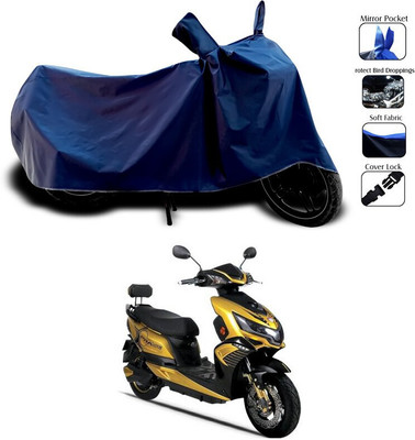 ANTHUB Waterproof Two Wheeler Cover for Okinawa(Blue)