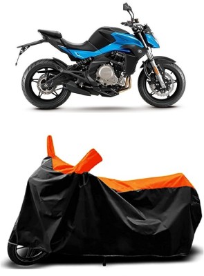 VESMEI Two Wheeler Cover for CFMoto(650 NK, Orange)