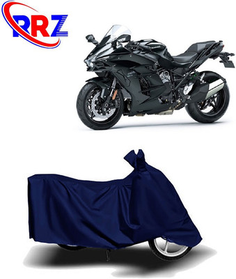 RRZ Two Wheeler Cover for Kawasaki(Ninja H2, Blue)