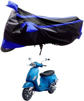 Ascension Two Wheeler Cover for Suzuki(Access, Black, Blue)