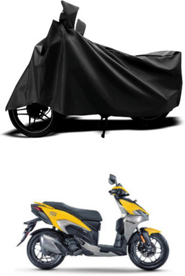 RAQTRO Waterproof Two Wheeler Cover for Hero(Scooty, Black)