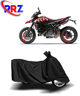 RRZ Waterproof Two Wheeler Cover for Ducati(Hypermotard, Black)