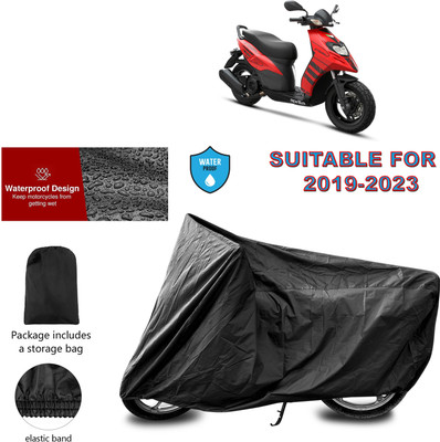 GOSHIV-car and bike accessories Waterproof Two Wheeler Cover for Aprilia(Storm 125, Black)