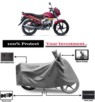 Amexride Two Wheeler Cover for Mahindra(Centuro Rockstar, Grey)