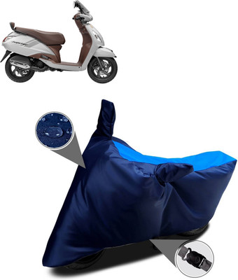 CODOKI Waterproof Two Wheeler Cover for TVS(Jupiter classic, Blue)